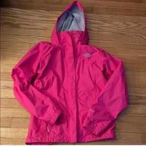 Hot pink Women’s North face windbreaker jacket